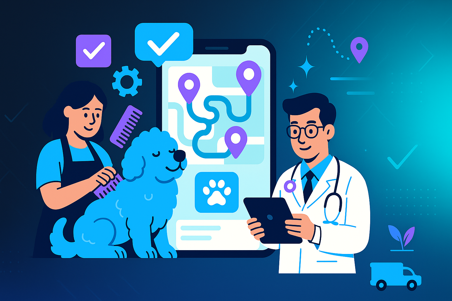 PetRoute - Smart routing and CRM for mobile pet pros